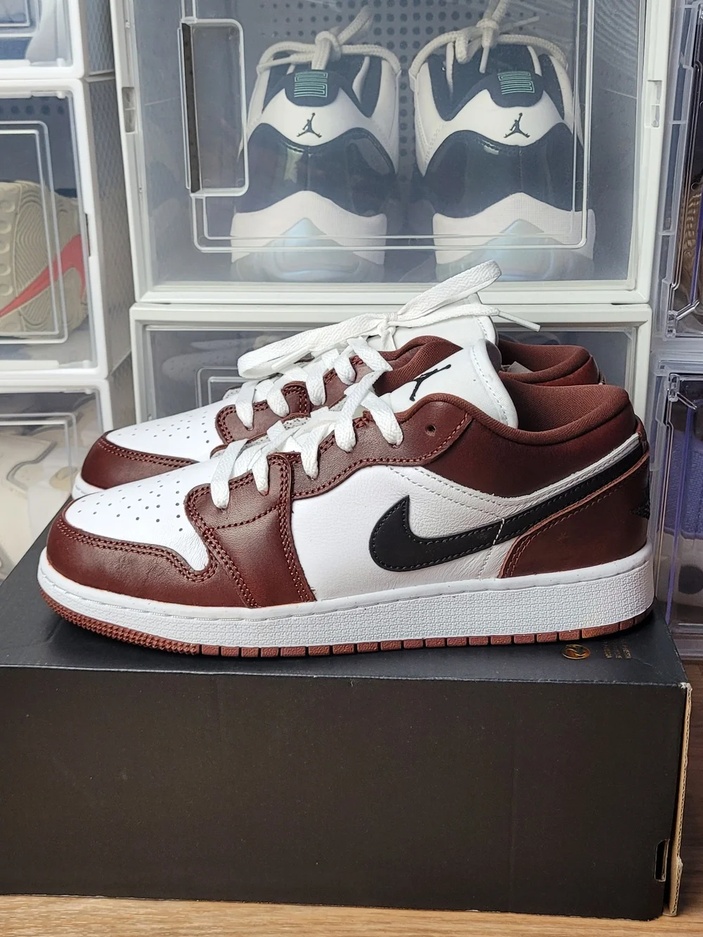 Nike Air Jordan 1 Low SE GS AJ1 Dark Pony Kids Youth Casual Shoes HF3188-102 6.5